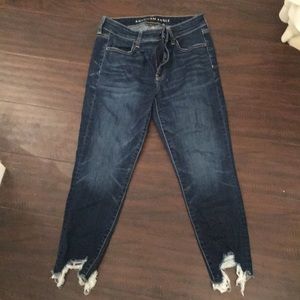 American Eagle hi-rise jegging crop size 8 short